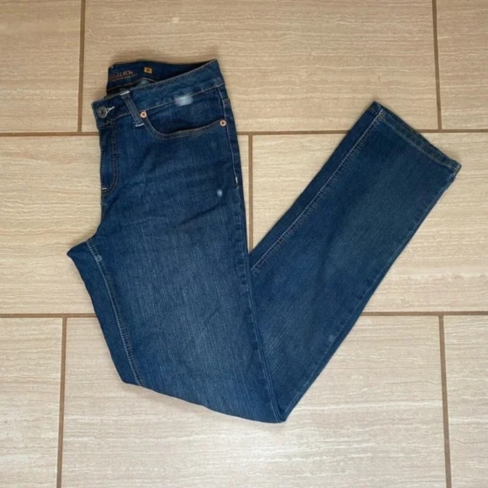 Faded Glory Straight Leg Jeans Women’s Plus Size 14P Cotton Stretch NWT